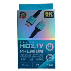 CABLE HDMI 1,8MT 8K 6OHZ...